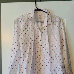 Gap Polka Dot Button Up
